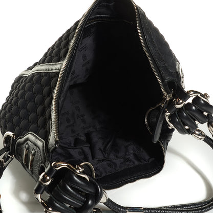 Gucci Guccissima Neoprene Medium Techno Horsebit Hobo Black 9 of 18