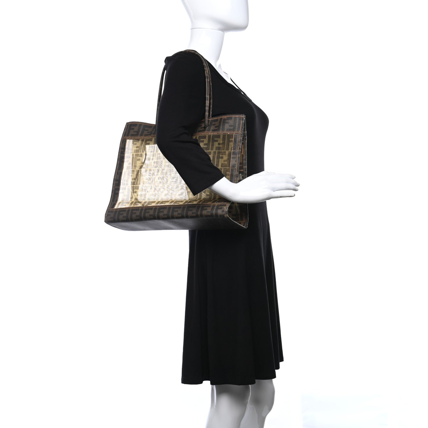 Mesh Glazed Fabric FF 1974 Tote Tobacco
