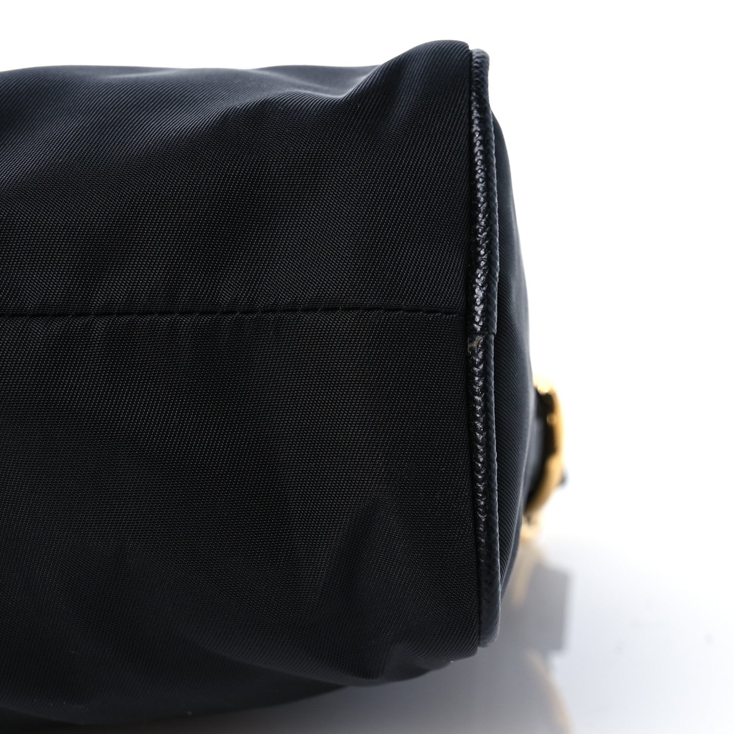 Prada Tessuto Nylon Saffiano Shoulder Bag Black 14 of 14