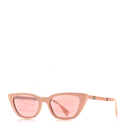 Fendi Acetate Injected Touch Of FF Folding Sunglasses FE40089I Shiny Pink 1 of 7