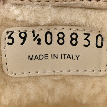Miu Miu Suede Shearling Gymnasium Sneakers 39.5 Deserto 9 of 9