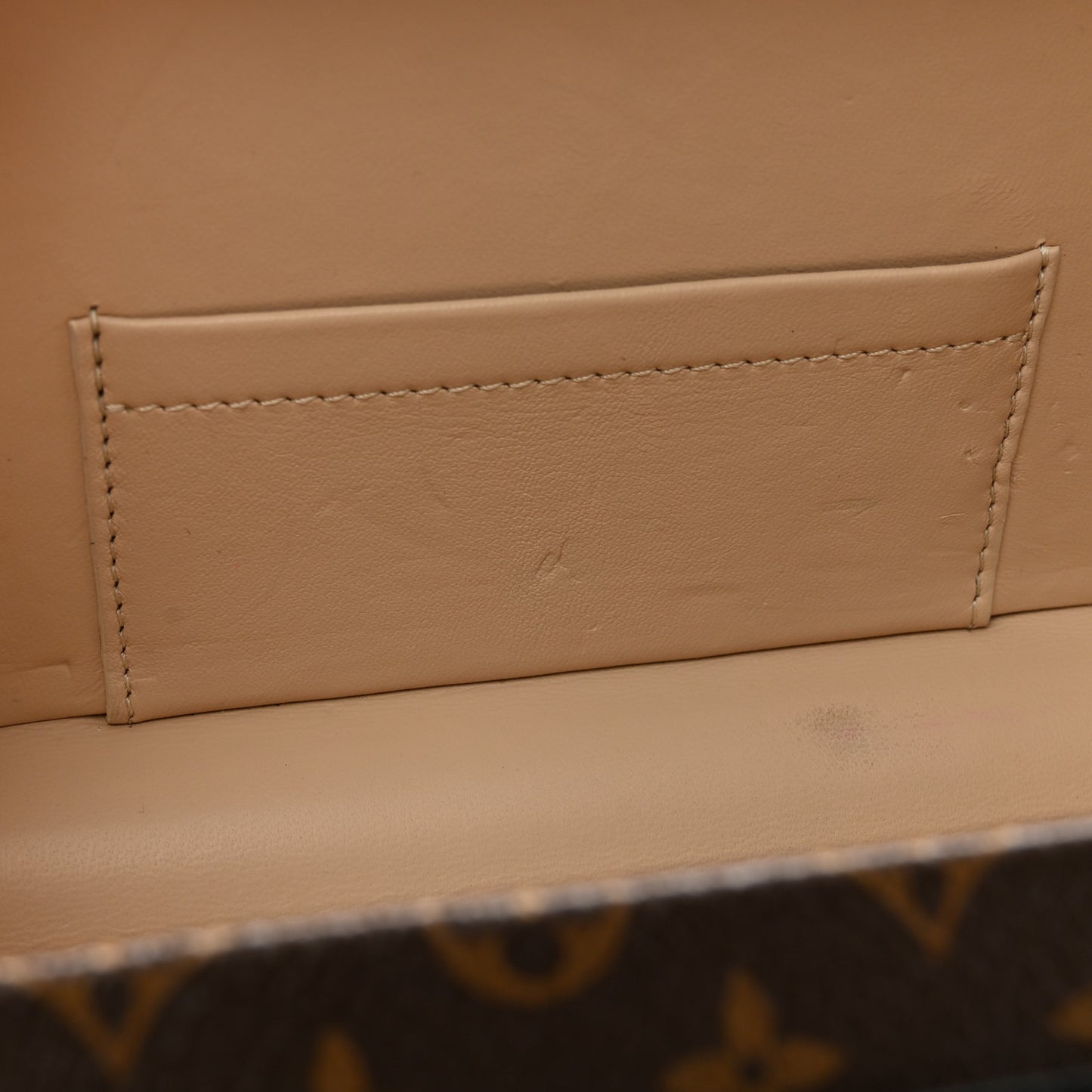 LOUIS VUITTON Monogram Studded Petite Malle Black