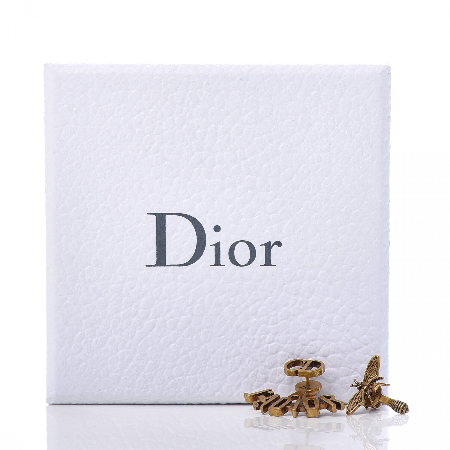 Christian Dior Metal J'Adior Earrings Aged Gold 5 of 5