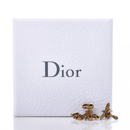 Christian Dior Metal J'Adior Earrings Aged Gold 5 of 5