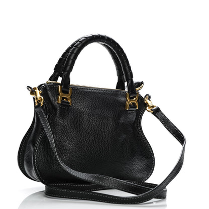 Chloe Calfskin Mini Marcie Satchel Black 4 of 8