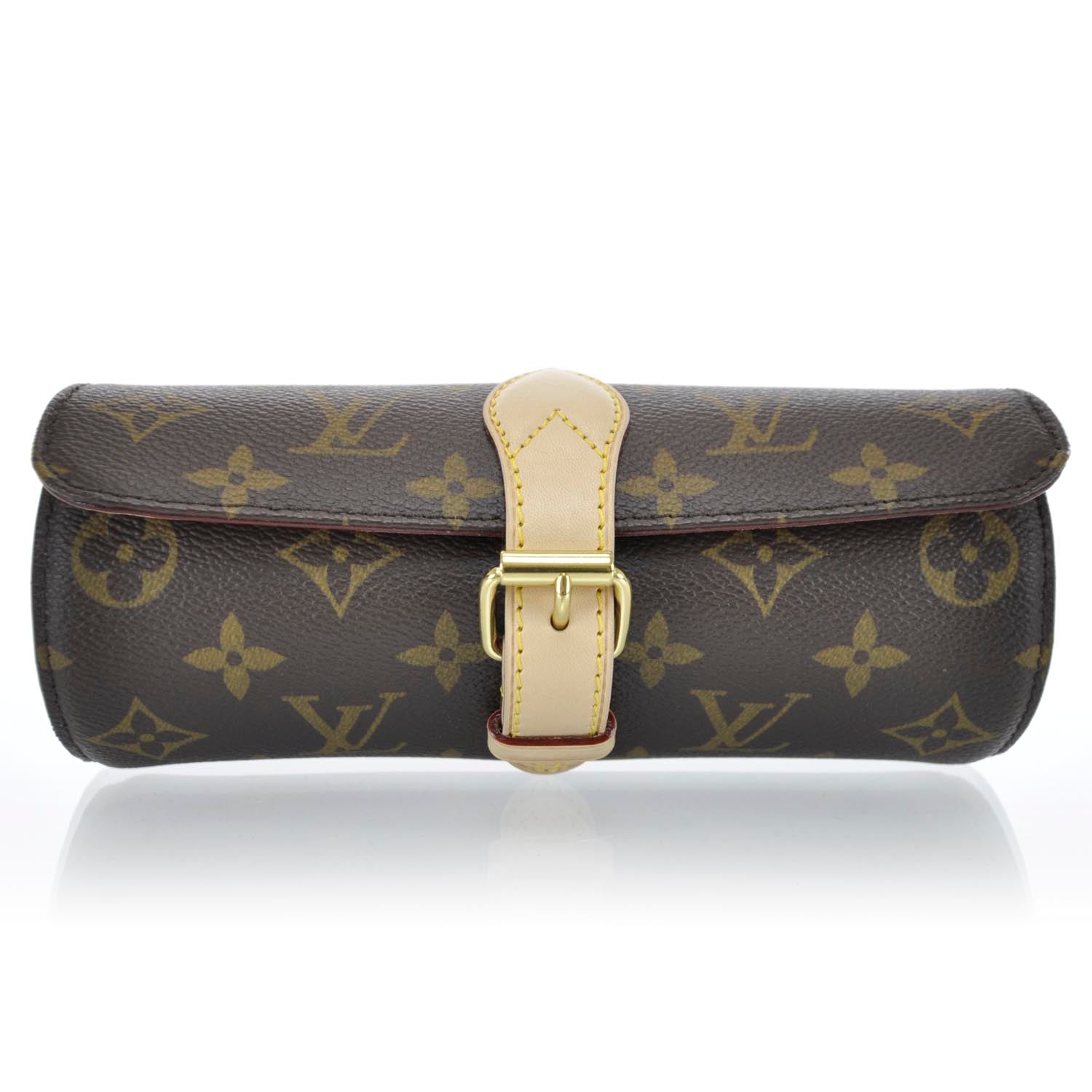 Louis Vuitton Monogram 3 Watch Travel Case 1 of 8