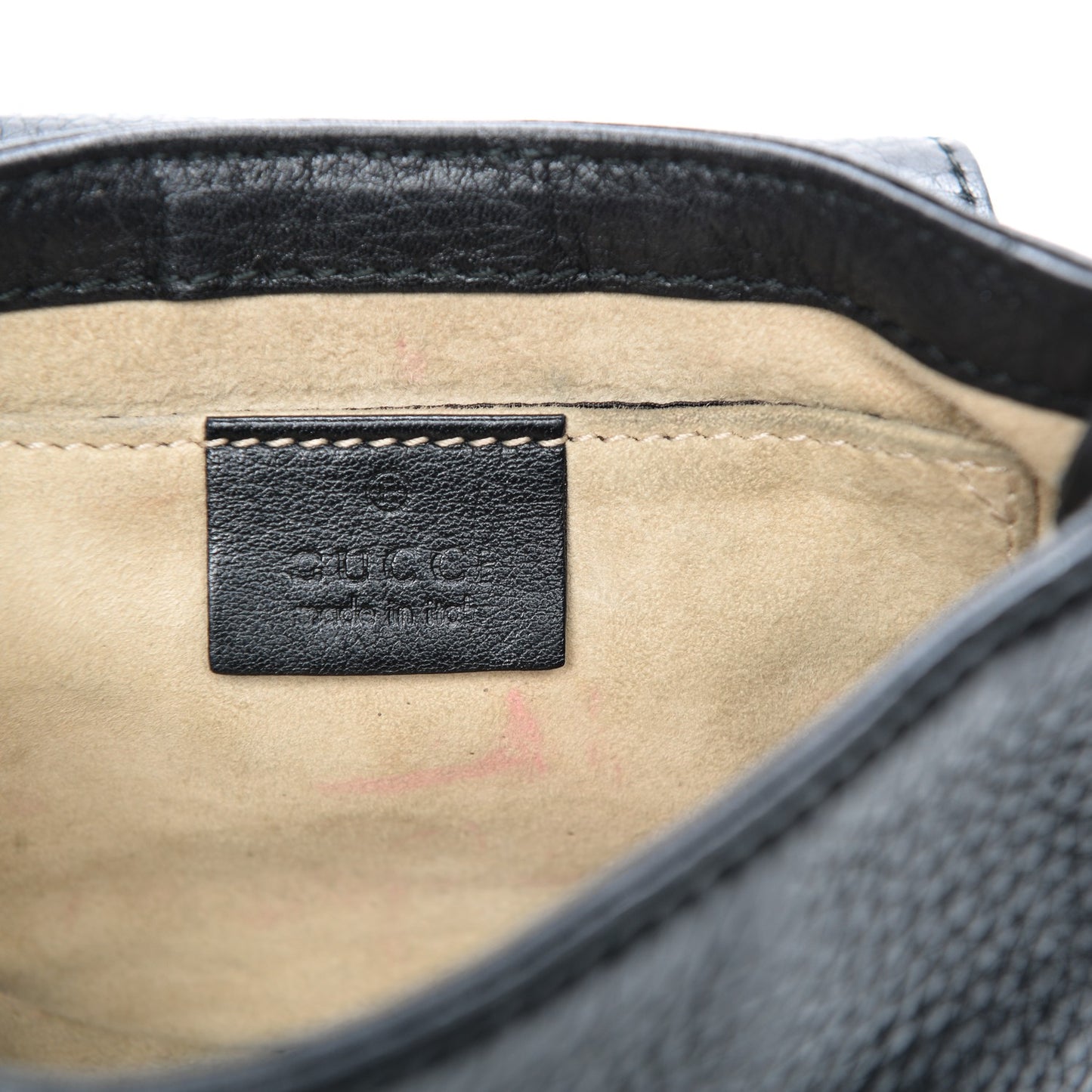 Pebbled Calfskin Small 1973 Chain Shoulder Bag Black