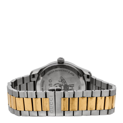 Gucci Stainless Steel 38mm G-Timeless Two Tone Bee Quartz Watch 3 of 5