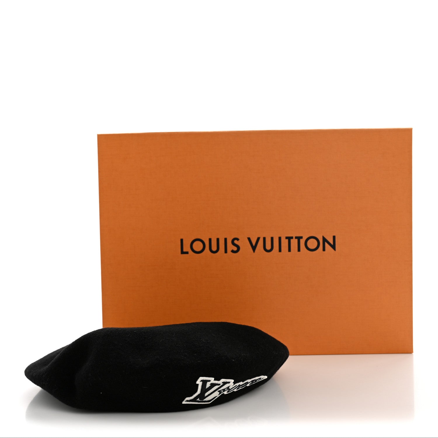 Louis Vuitton Wool LV Lovers Beret Black 9 of 9