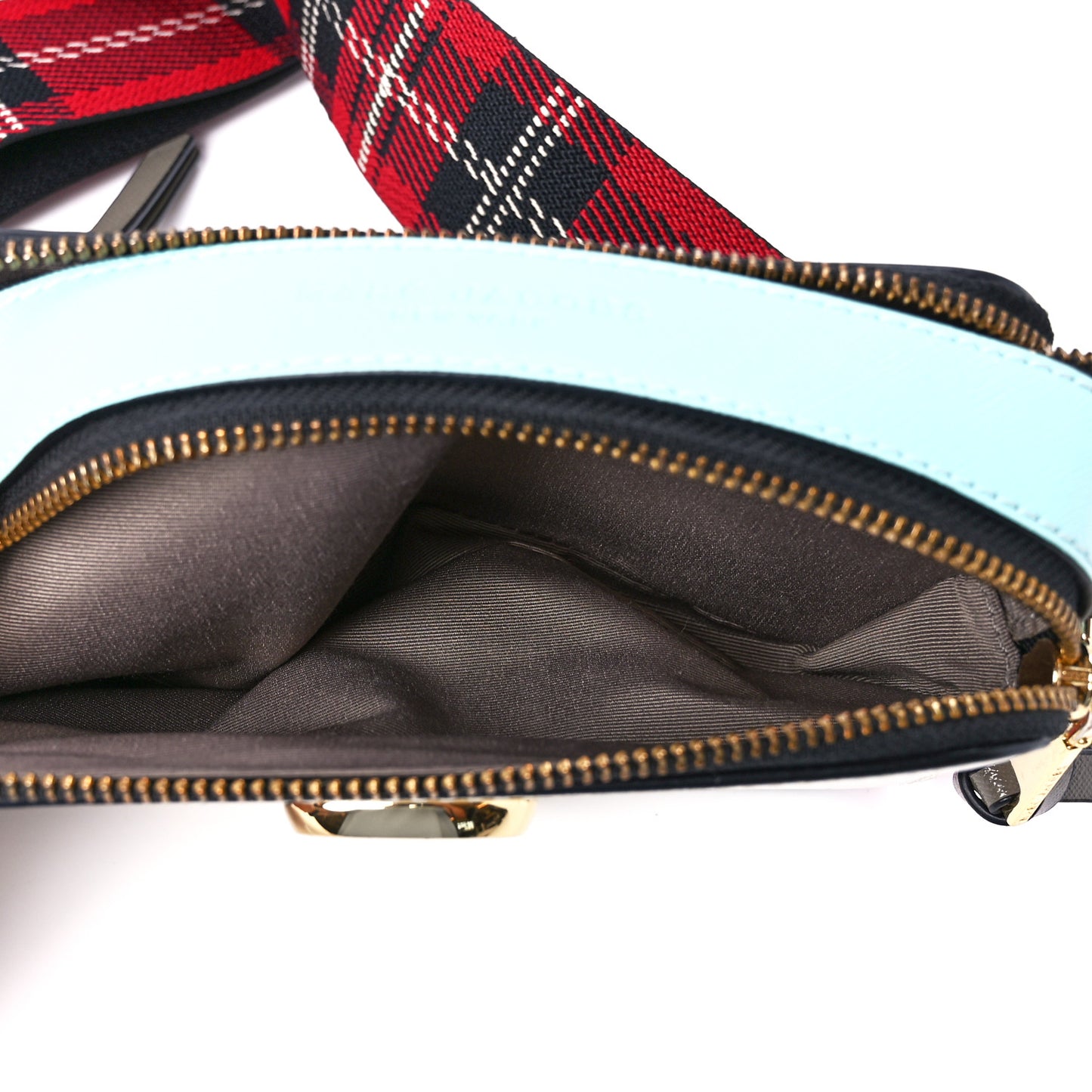 Saffiano Small Snapshot Camera Bag Porcelain Multi