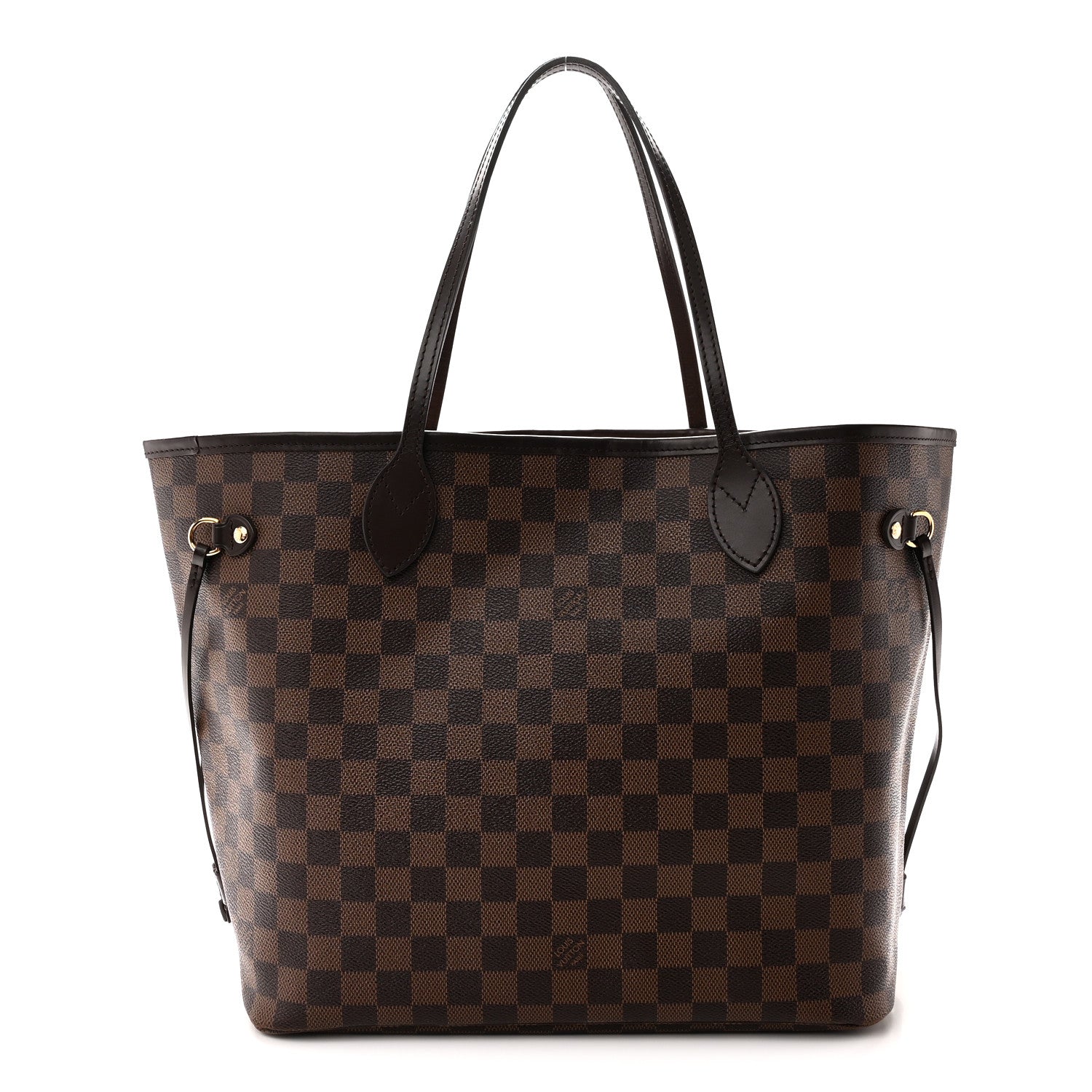 Louis Vuitton Damier Ebene Neo Neverfull MM MM Rose Ballerine 1 of 10