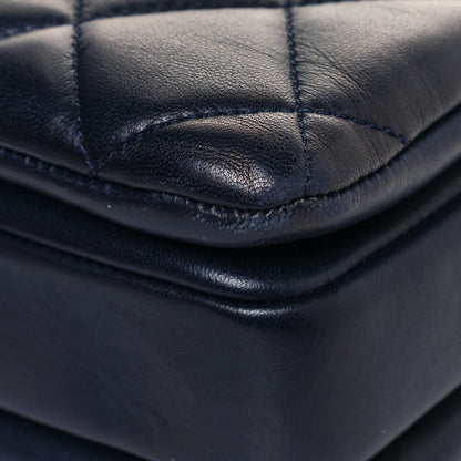 Chanel Lambskin Quilted Small Trendy CC Flap Dual Handle Bag Navy 8 of 17