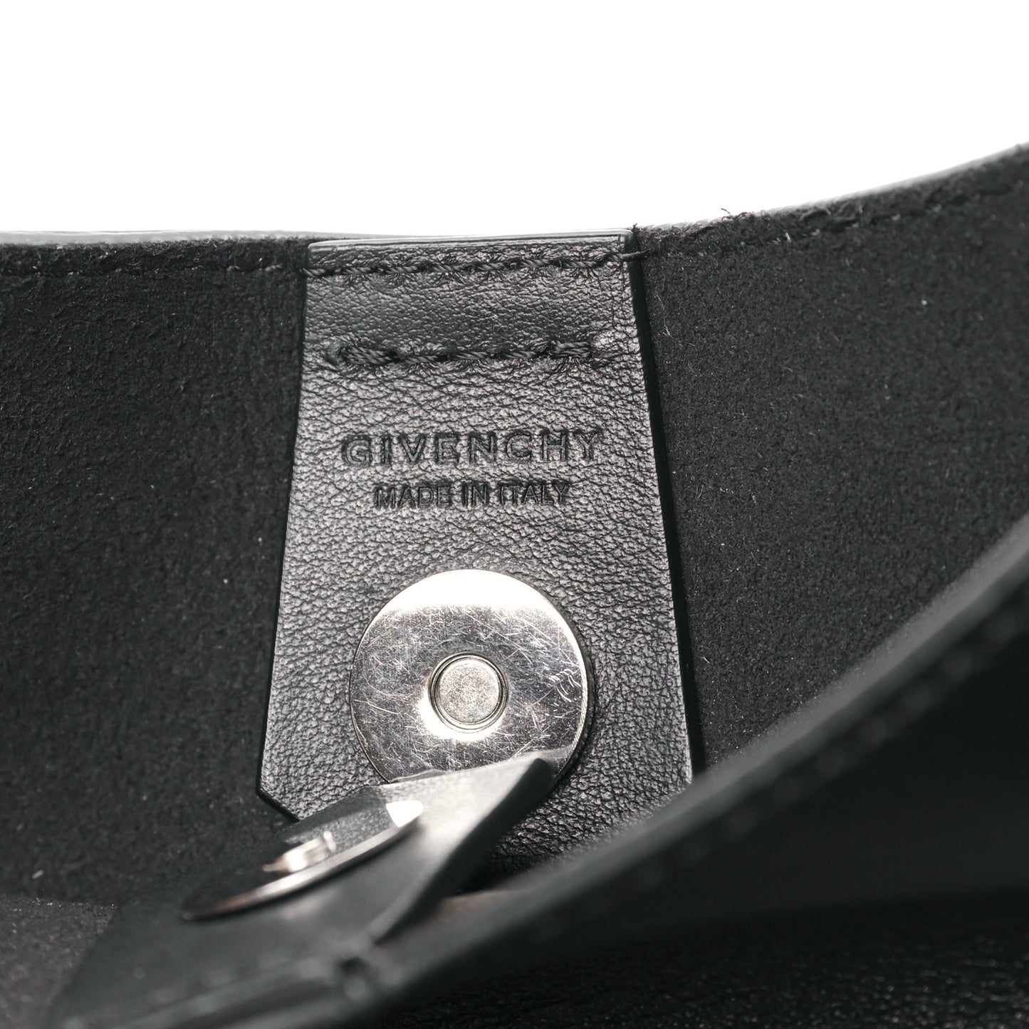 Calfskin Medium Infinity Hobo Bag Black