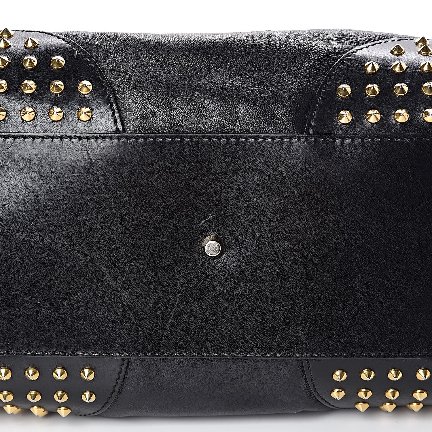 Burberry Lambskin Bridle Studs Small Canterbury Tote Black 13 of 16
