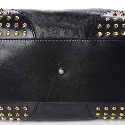 Burberry Lambskin Bridle Studs Small Canterbury Tote Black 13 of 16