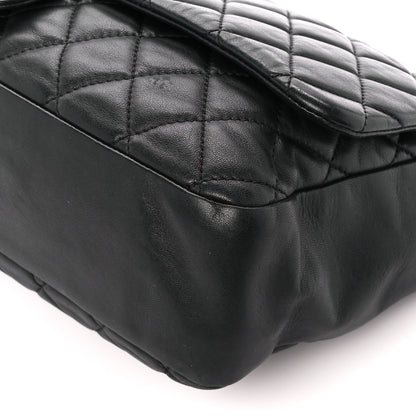 Chanel Lambskin Quilted Jumbo Coco Rain Flap Black 11 of 11