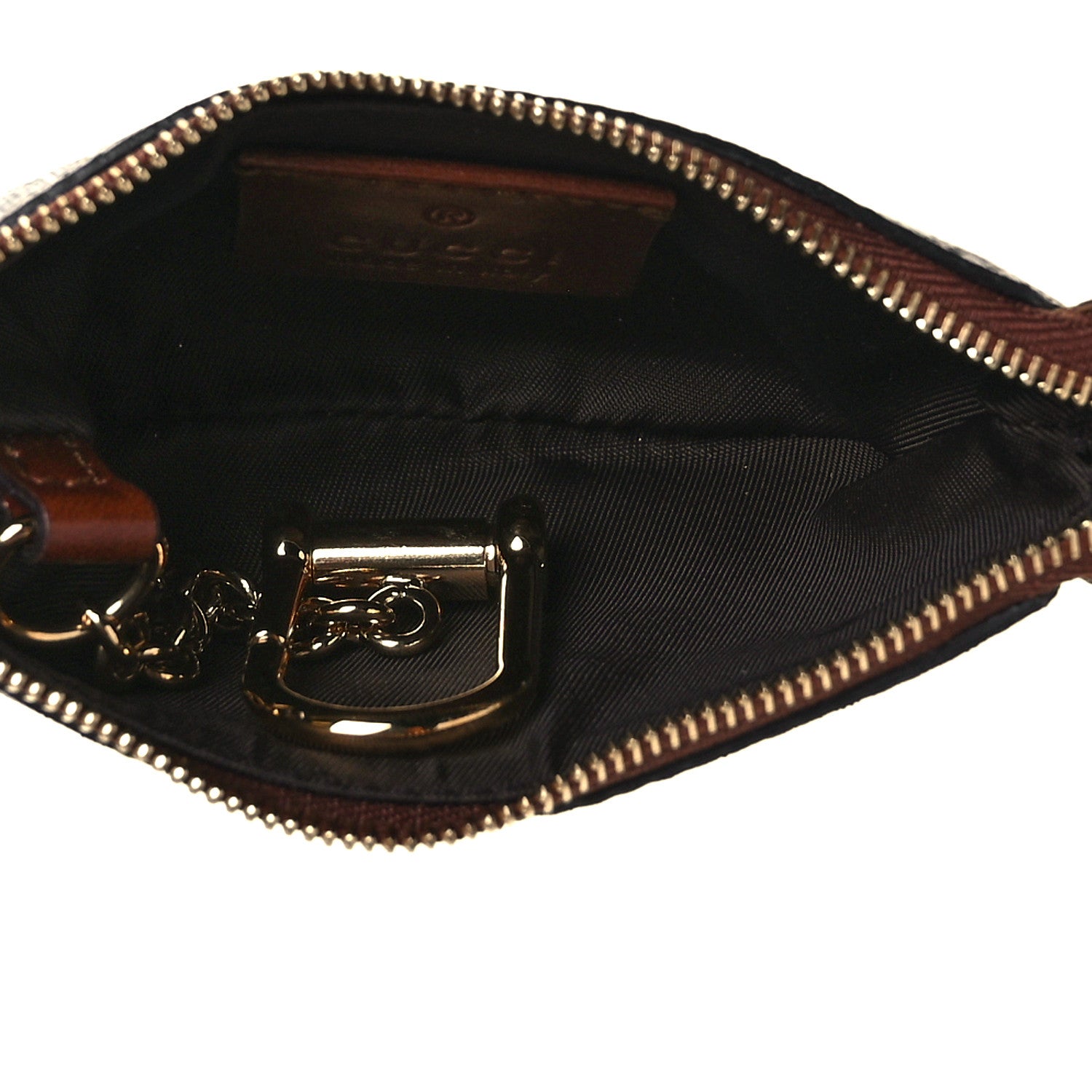 Gucci GG Supreme Monogram Key Case Brown 5 of 10