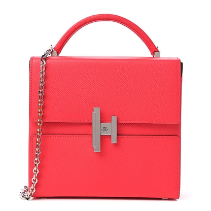 Hermes Epsom Cinhetic Boxy Top Handle Bag Rose Extreme 1 of 10