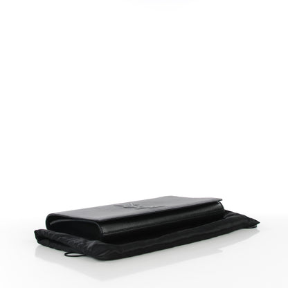 Saint Laurent Calfskin Monogram Large Belle De Jour Clutch Black 4 of 7