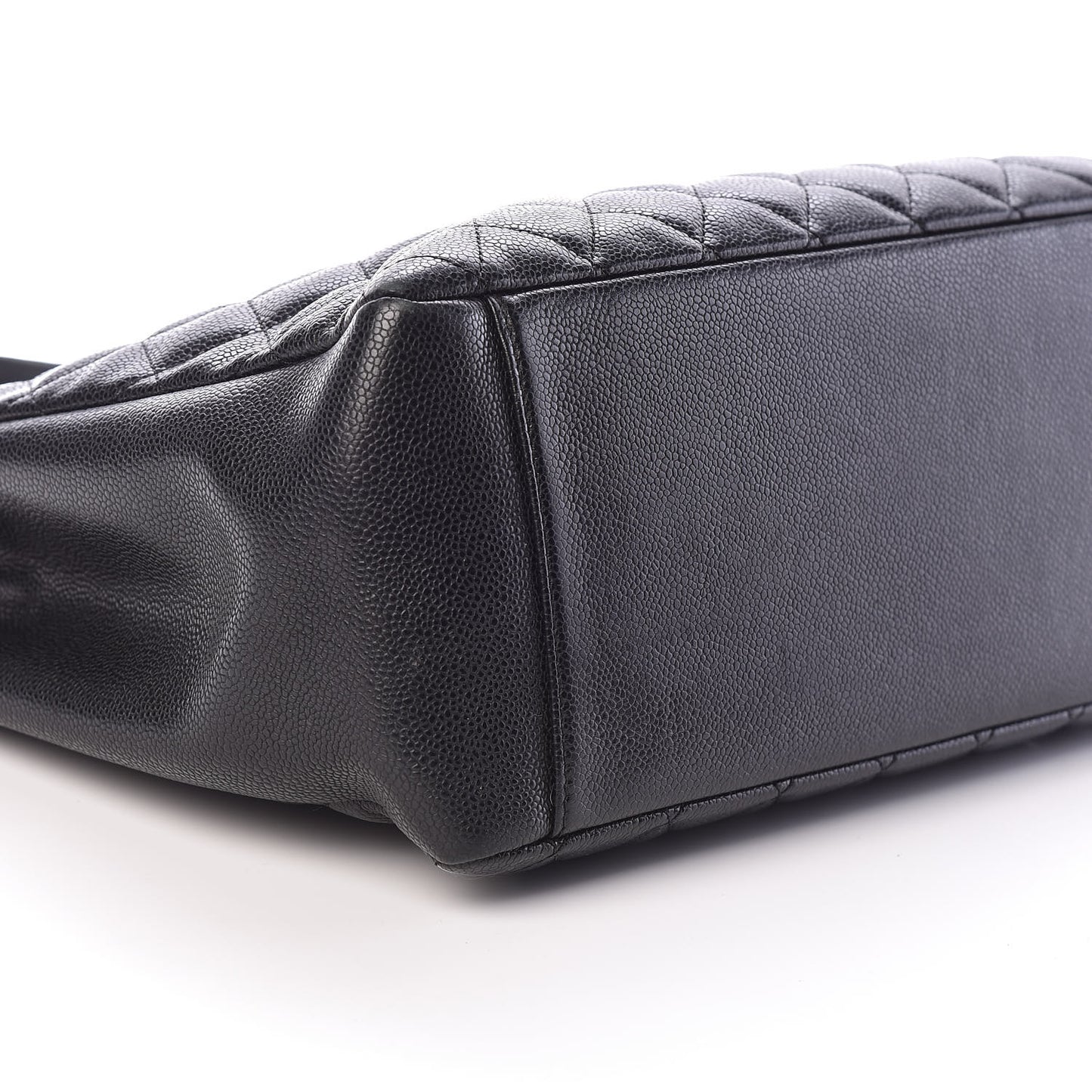 Caviar Quilted Grand Shopping Tote GST Black