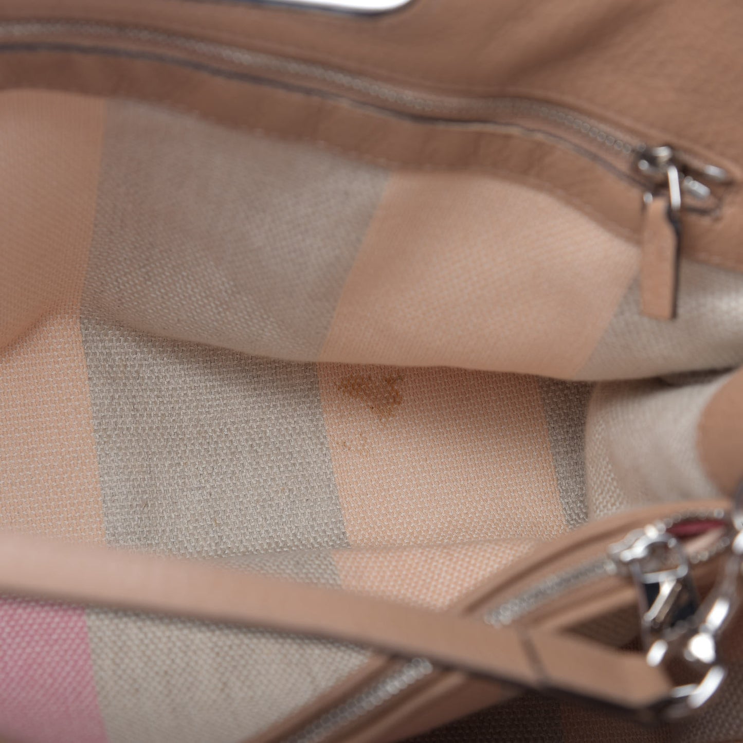Calfskin Medium Bamboo Daily Shopper Camelia