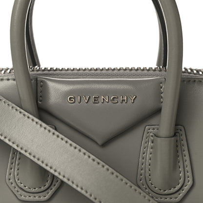 Givenchy Shiny Lord Calfskin Mini Antigona Pearl Grey 8 of 17