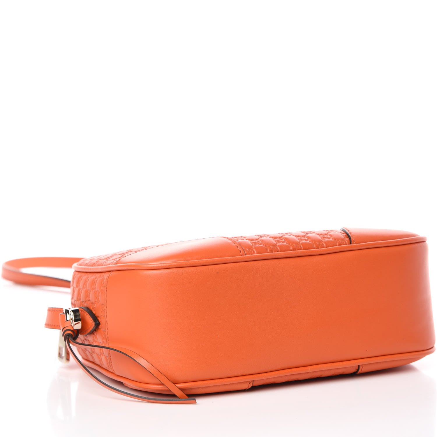 Gucci Soft Microguccissima Mini Bree Messenger Bag Sun Orange 4 of 9