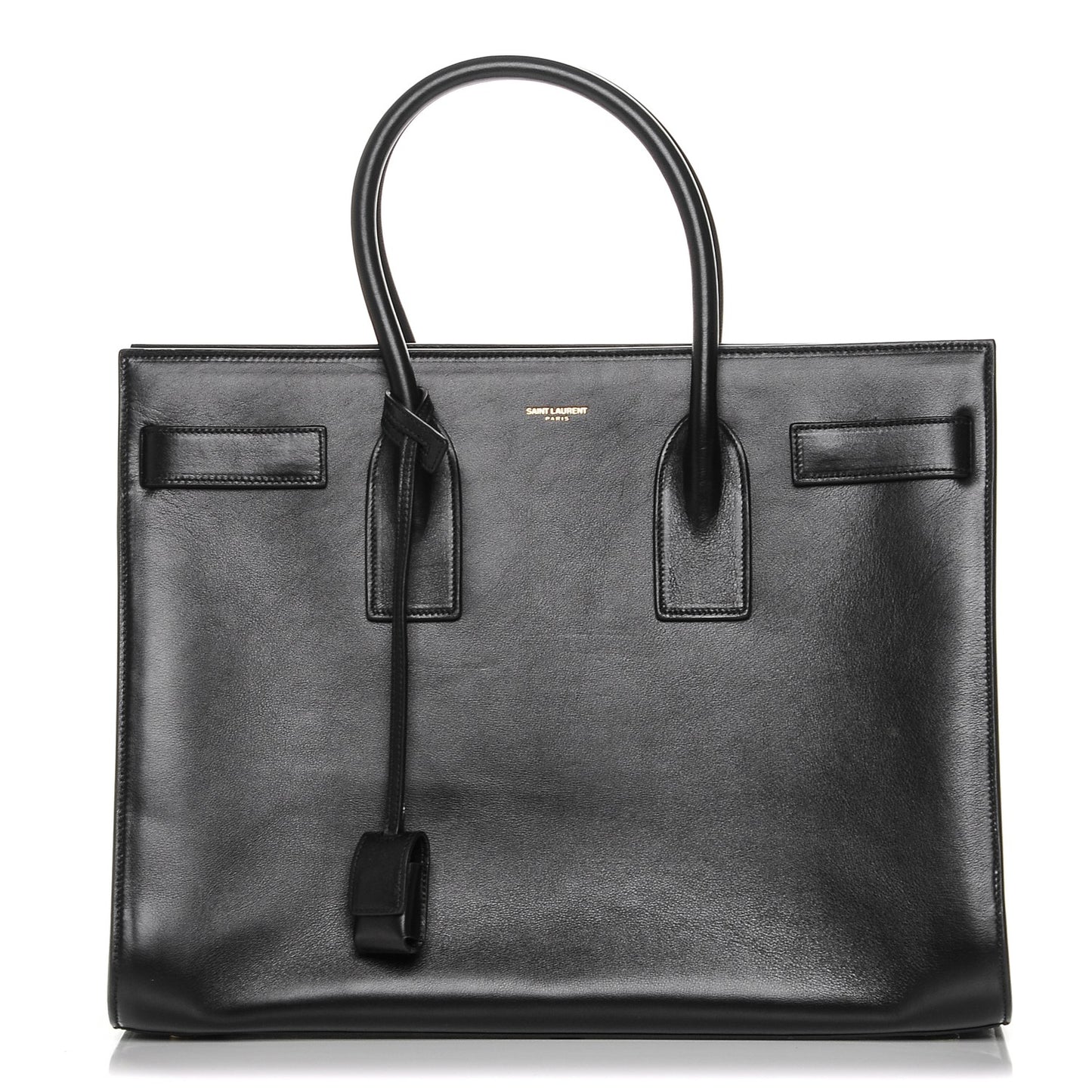 Calfskin Large Sac De Jour Carryall Black