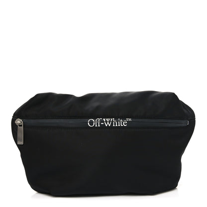 Off-White Nylon Logo Print Belt Bag Black 1 of 9
