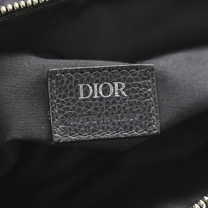 Christian Dior Oblique Mens Saddle Bag Black Blue 6 of 11