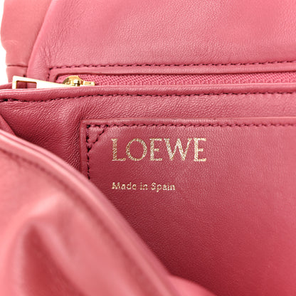 Loewe Lambskin Goya Puffer Bag Plumrose 6 of 13