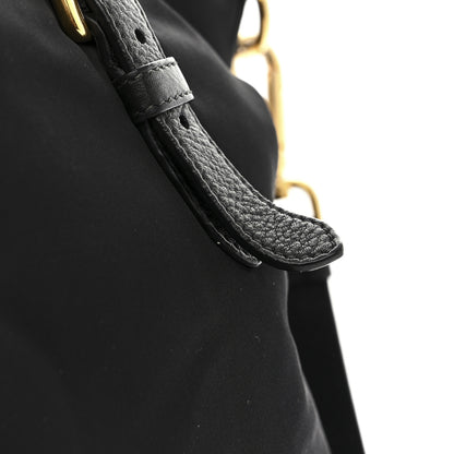 Prada Tessuto Nylon Vitello Daino Tote Black 13 of 13