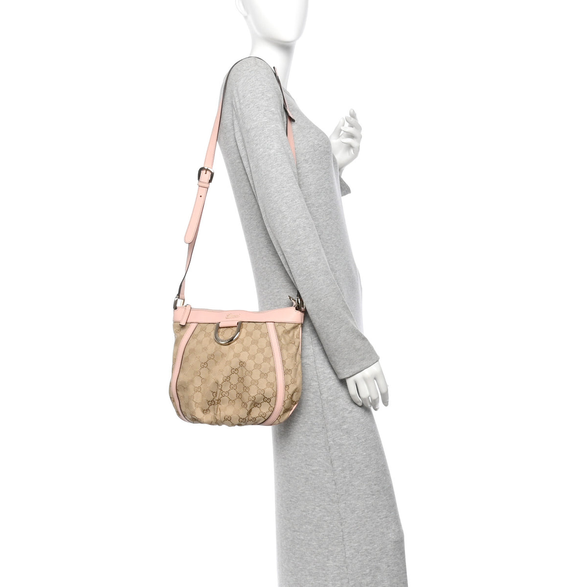 Monogram Small D Gold Ring Messenger Soft Pink