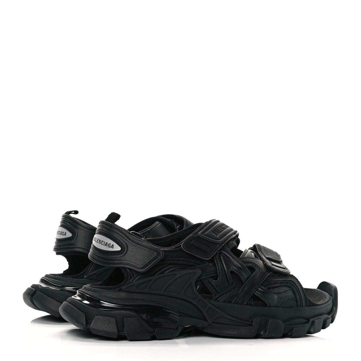 Neoprene Rubber Womens Track Sandals 37 Black
