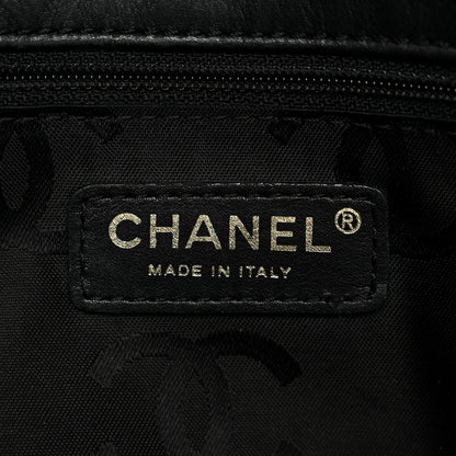 Chanel Calfskin Contrast Stitch Surpique Tote Black 6 of 14
