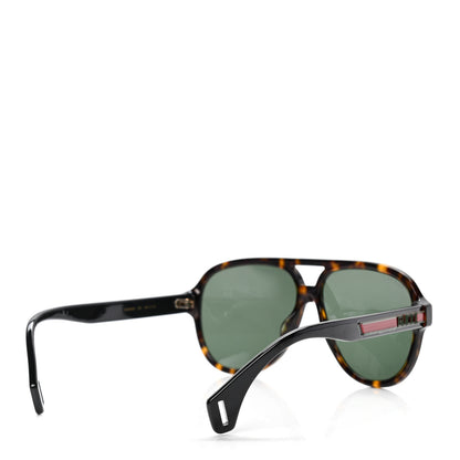 Gucci Aviator Web Sunglasses GG0463S Tortoise Black 5 of 5