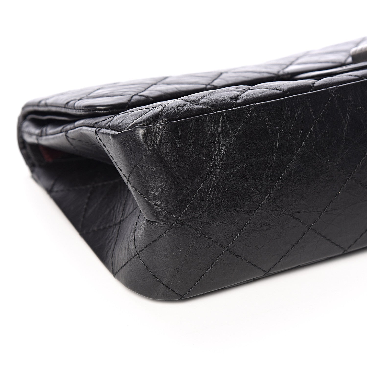Chanel Aged Calfskin Quilted 2.55 Reissue 227 Flap Black 7 of 10