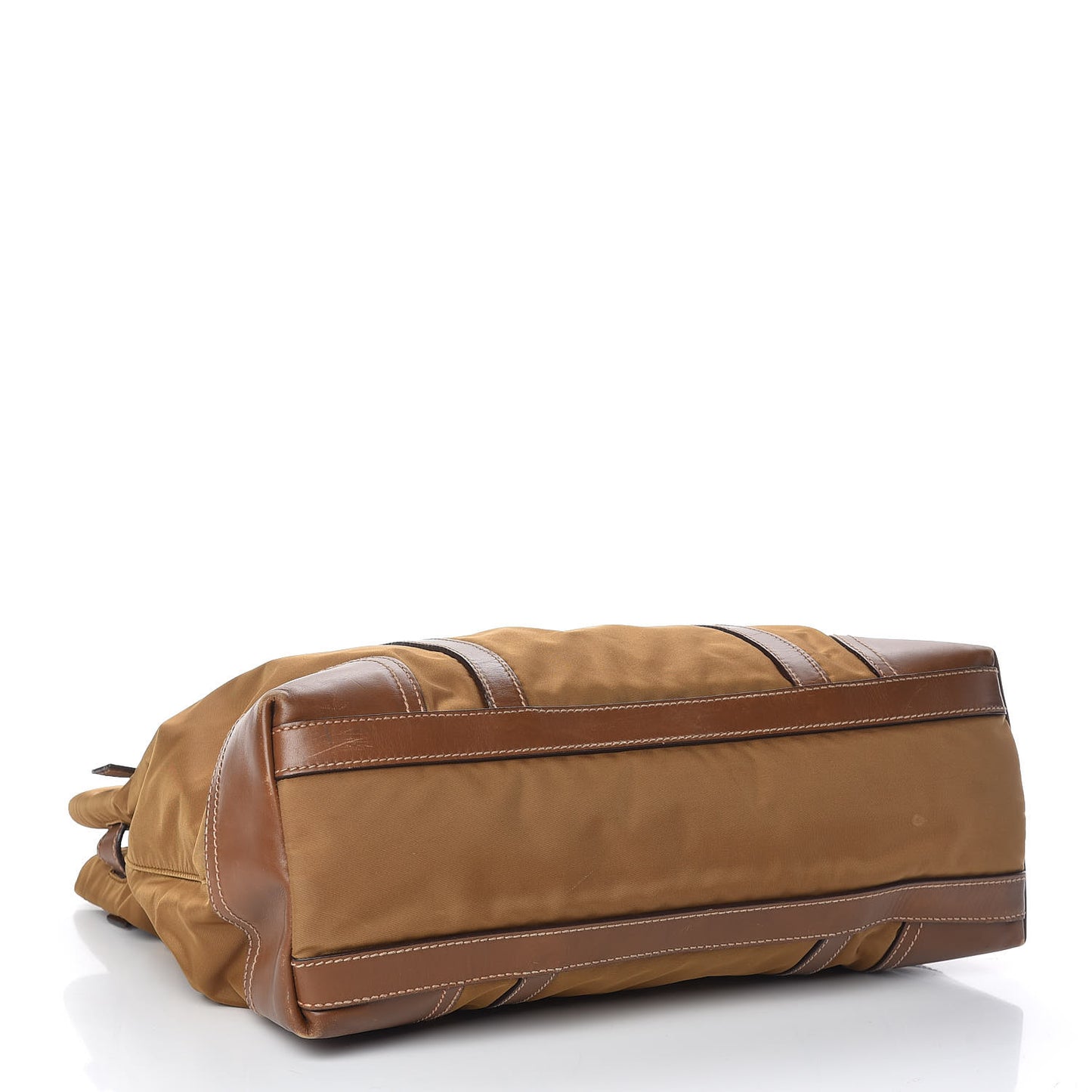 Nylon Tessuto Saffiano Tote Corinto
