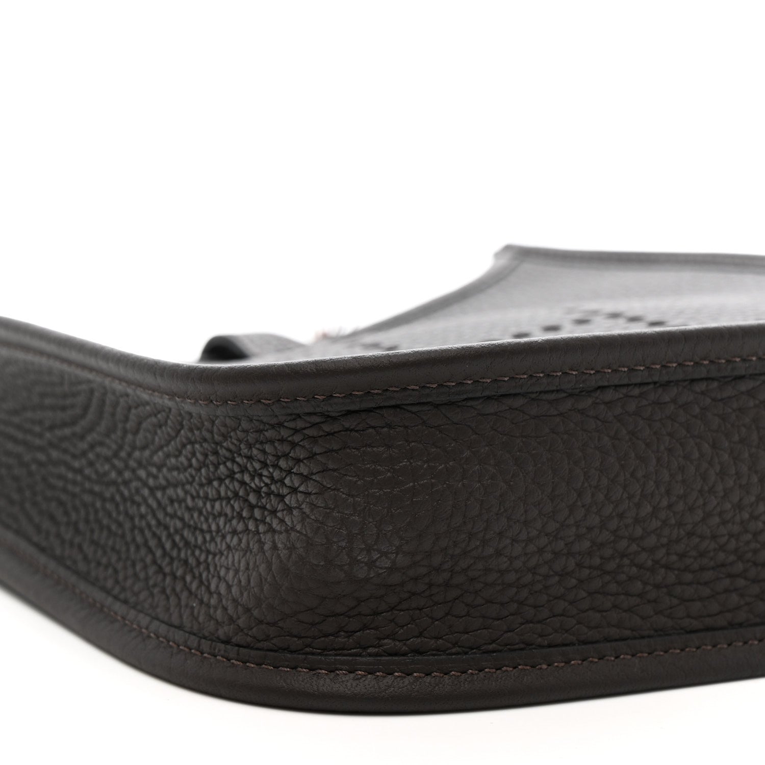 Hermes Taurillon Clemence Evelyne TPM Chocolate 9 of 11