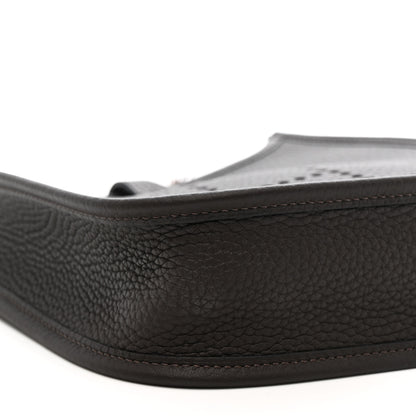 Hermes Taurillon Clemence Evelyne TPM Chocolate 9 of 11