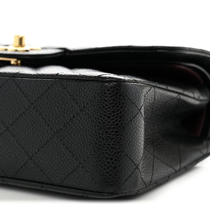 Chanel Caviar Quilted Small Double Flap Black 10 of 11