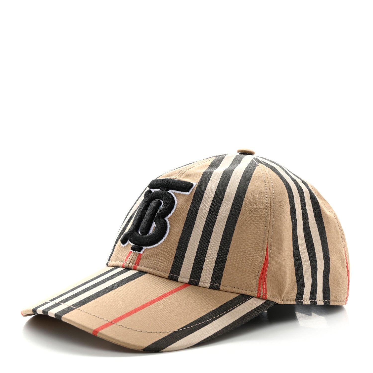 Burberry Cotton Vintage Check Monogram Baseball Hat M Archive Beige 1 of 8