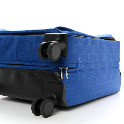 Gucci Econyl Nylon Monogram Off The Grid Suitcase Guilted Blue Black 8 of 11