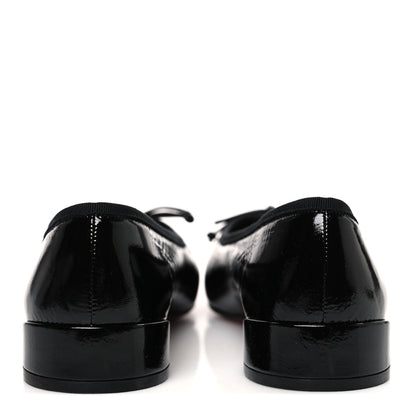 Christian Louboutin Patent Sweetie Jane Ballerina Flats 38 Black 6 of 10