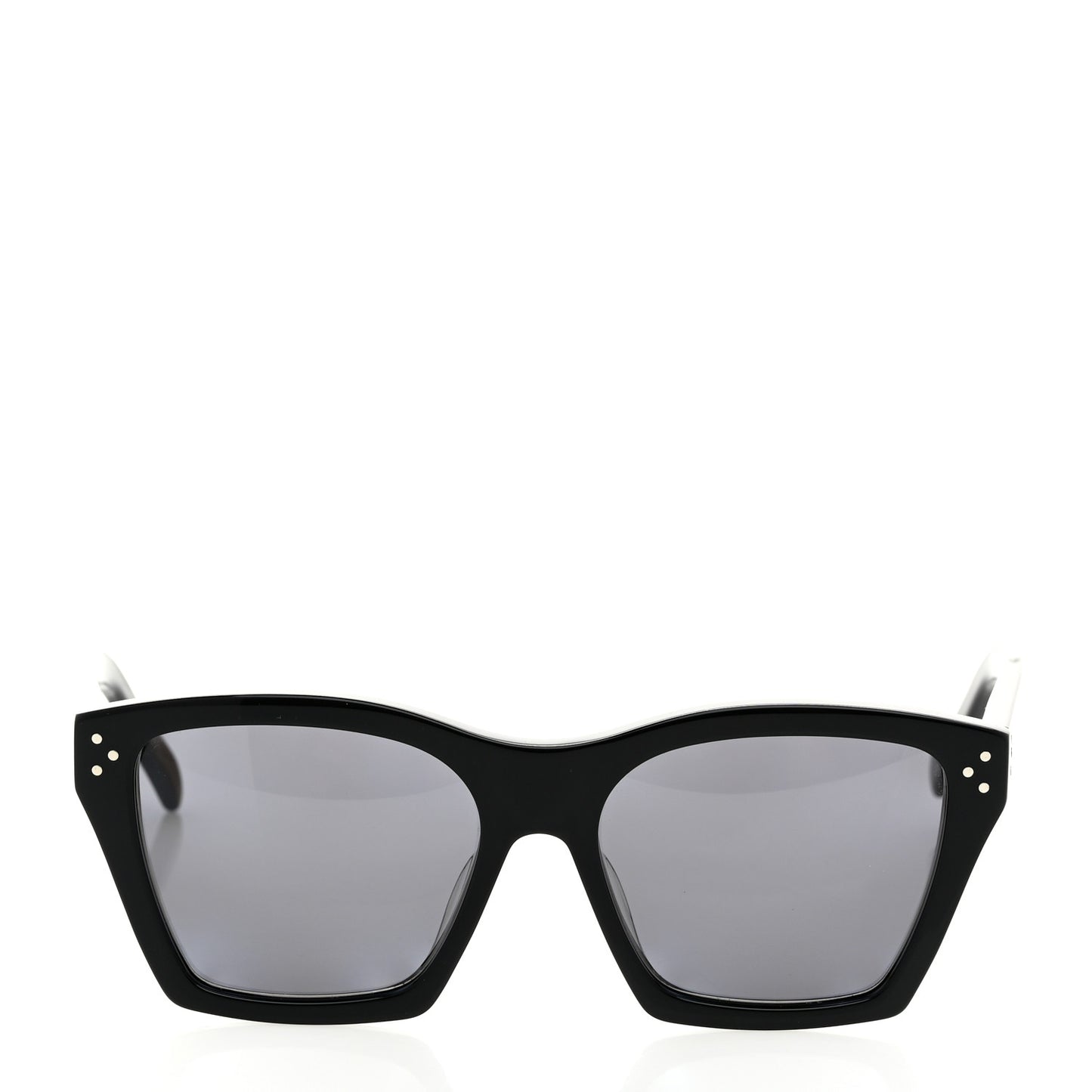 Acetate Polarized Square Sunglasses CL40090F Black