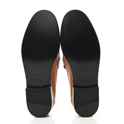 Hermes Calfskin Womens Destin Loafer 36 Naturel 5 of 9