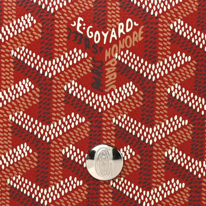 Goyard Goyardine Plumet Wallet Clutch Red 10 of 10