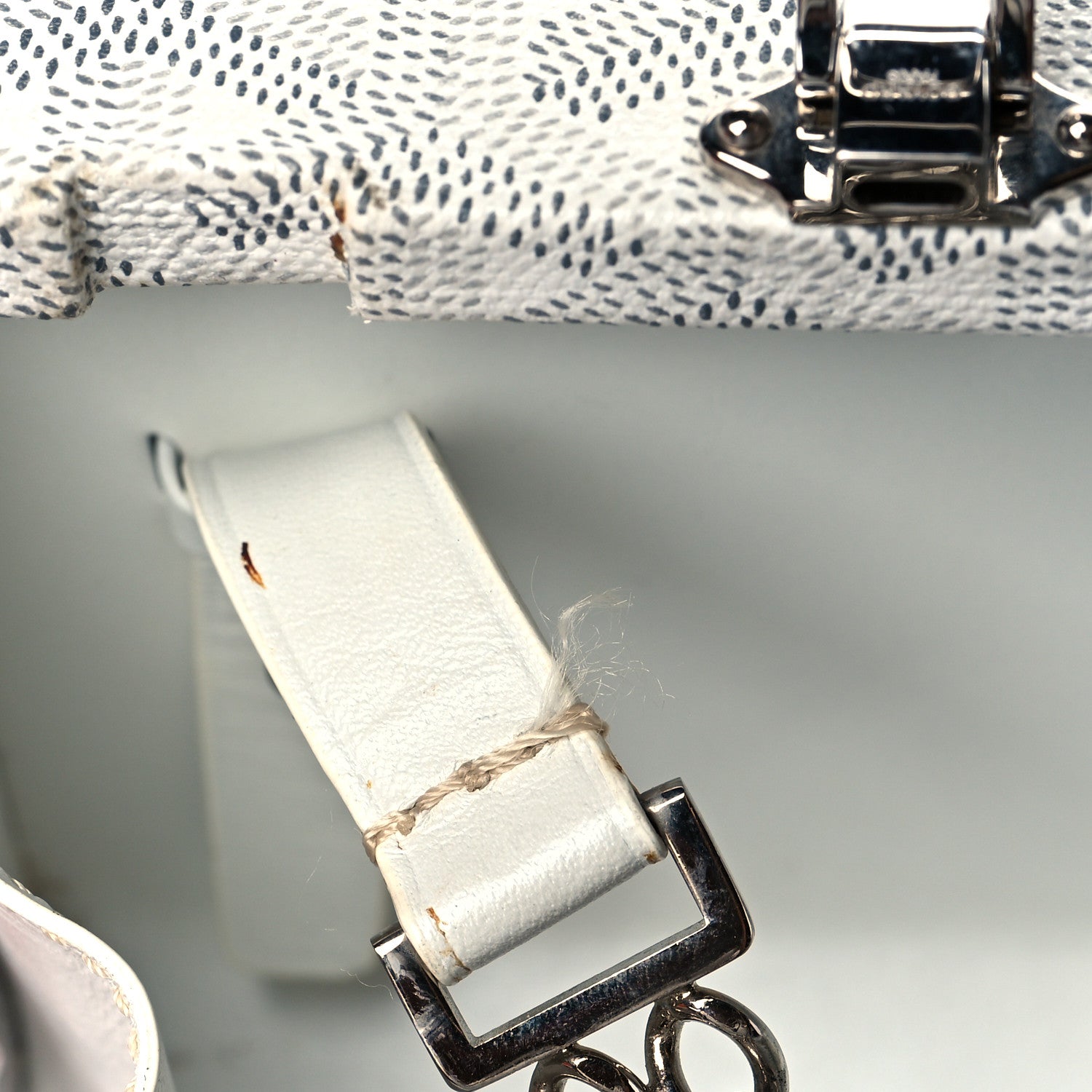 Goyard Goyardine Saint Honore Clutch White 11 of 12