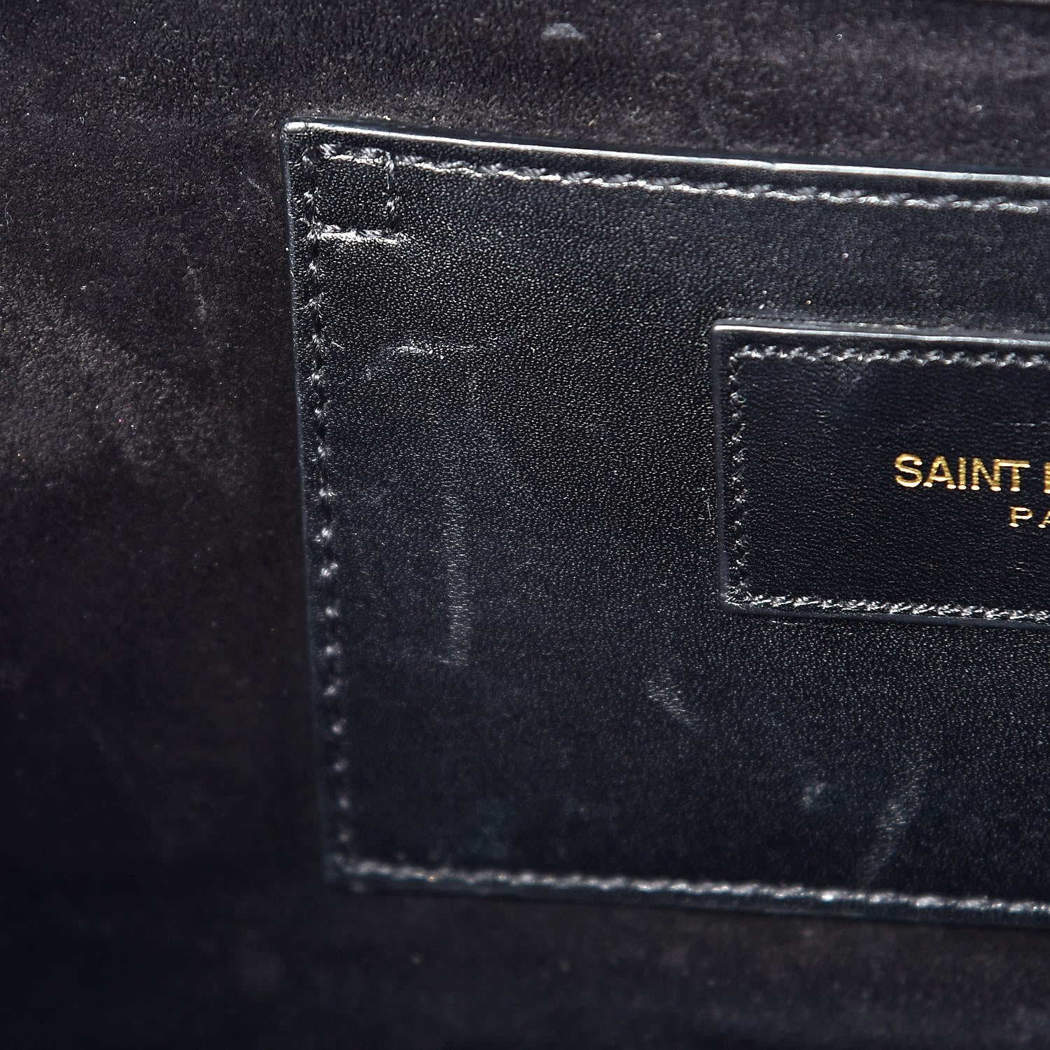 Saint Laurent Smooth Calfskin Medium Classic Monogram Kate Tassel Satchel Black 7 of 10