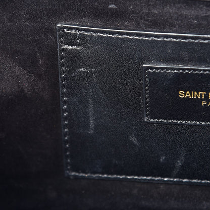 Saint Laurent Smooth Calfskin Medium Classic Monogram Kate Tassel Satchel Black 7 of 10